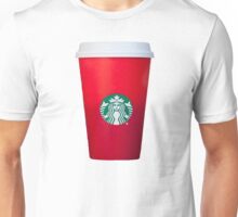 red starbucks shirt