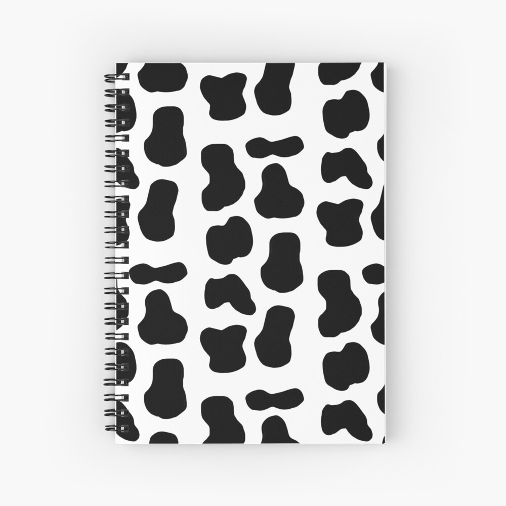 Cow Print Pattern Spiral Notebook For Sale By Abbyknapp Redbubble