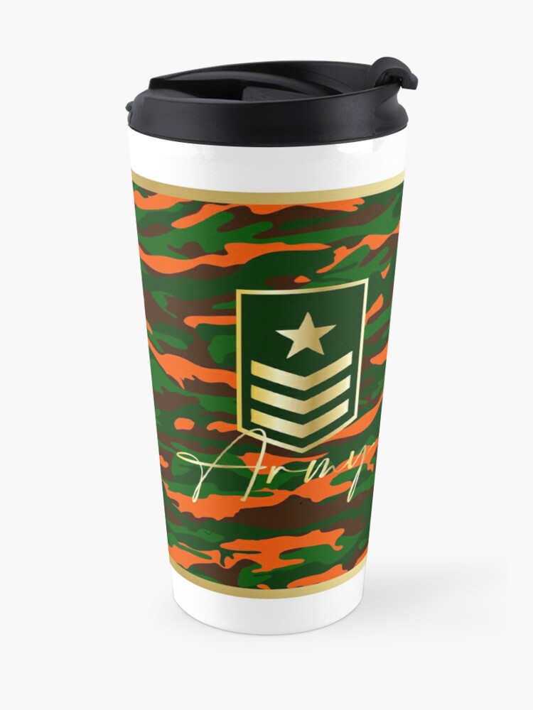 Original Camouflage Travel Coffee Mug For Sale By Luxury Lion Redbubble