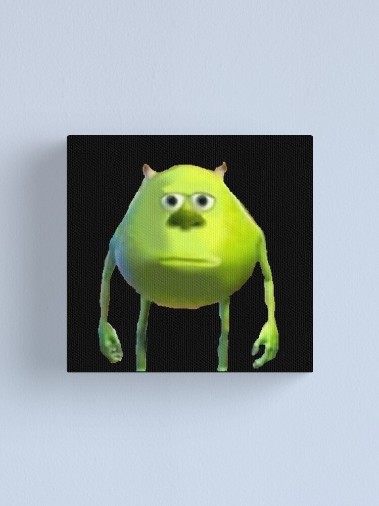 Mike Wazowski Meme Canvas Print For Sale By Francescazurita Redbubble