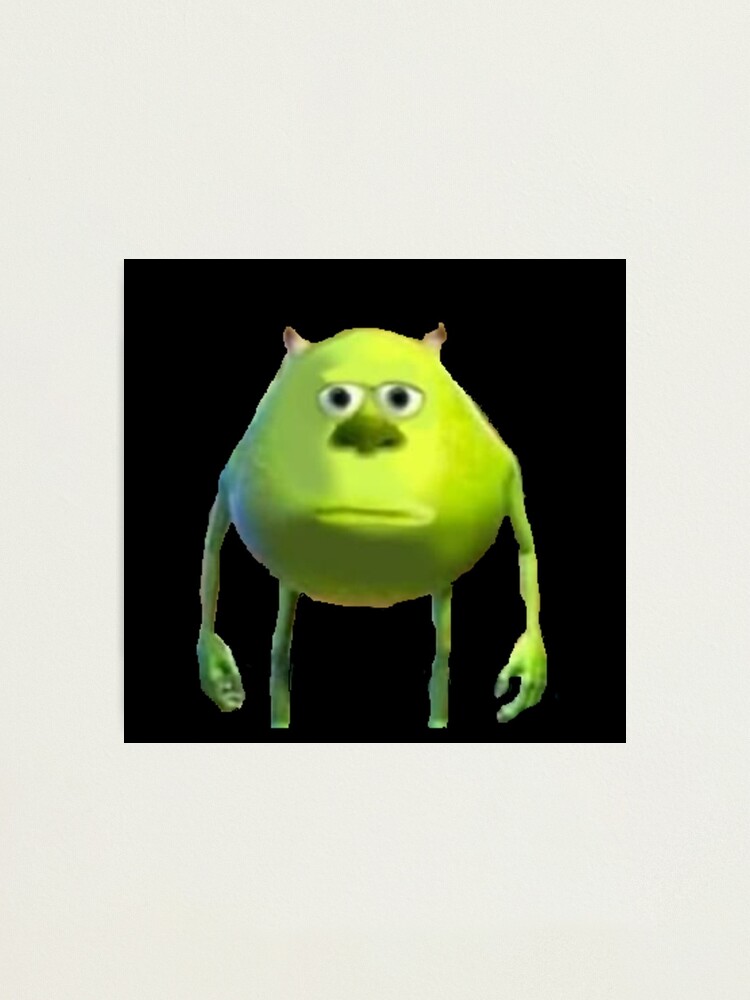 Mike Wazowski Meme Photographic Print By Francescazurita Redbubble