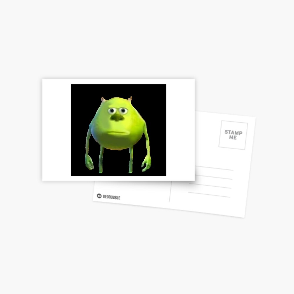 Mike Wazowski Meme Postcard For Sale By Francescazurita Redbubble