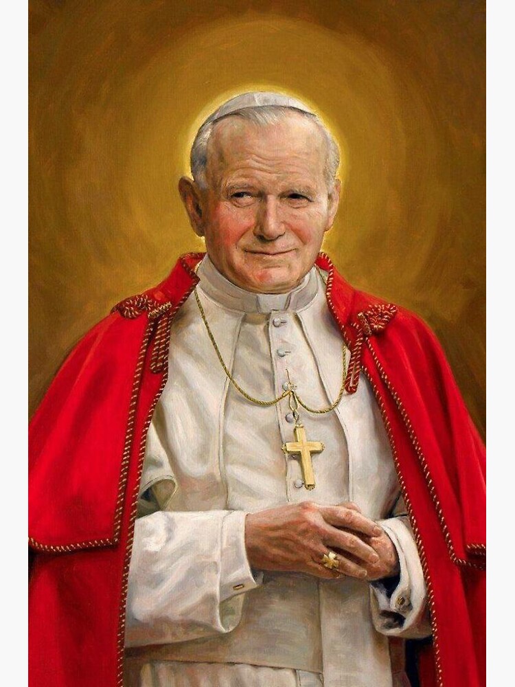 Pope Saint John Paul II Sticker For Sale By Enriquegl Redbubble