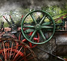 Steampunk - Machine - Transportation of the future by Mike Savad
