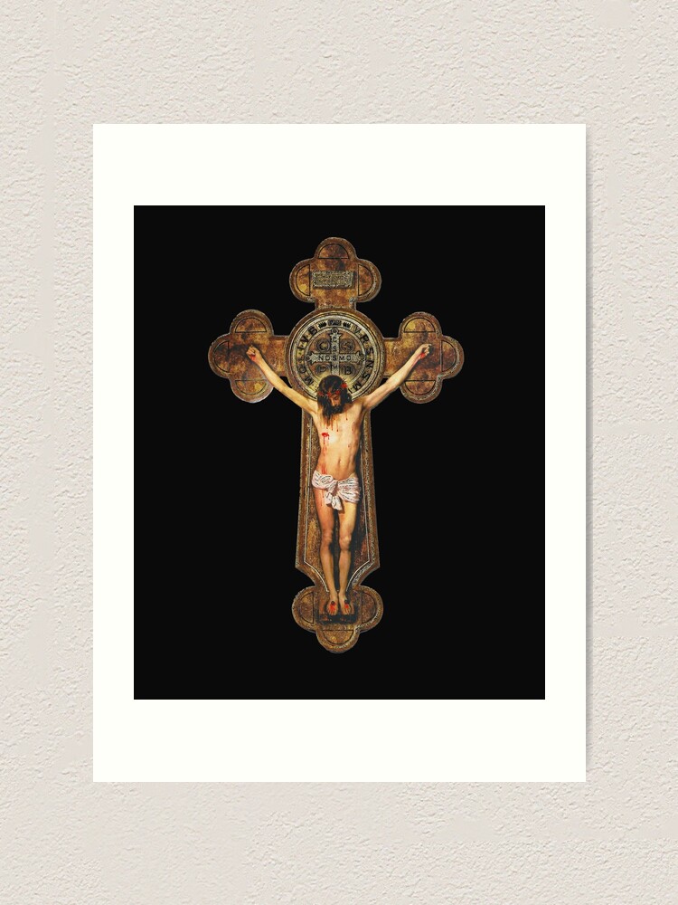 St Benedict Crucifix Cross Jesus Passion Stations Of The Cross Via