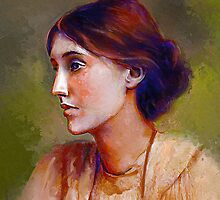 Virginia Woolf by © Helen Chierego