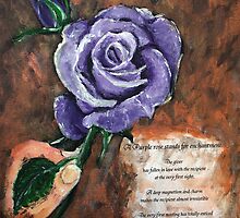 Purple Rose by Elisabeth Dubois
