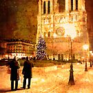 Stardust Over Paris - Notre Dame Cathedral by Night by Mark Tisdale