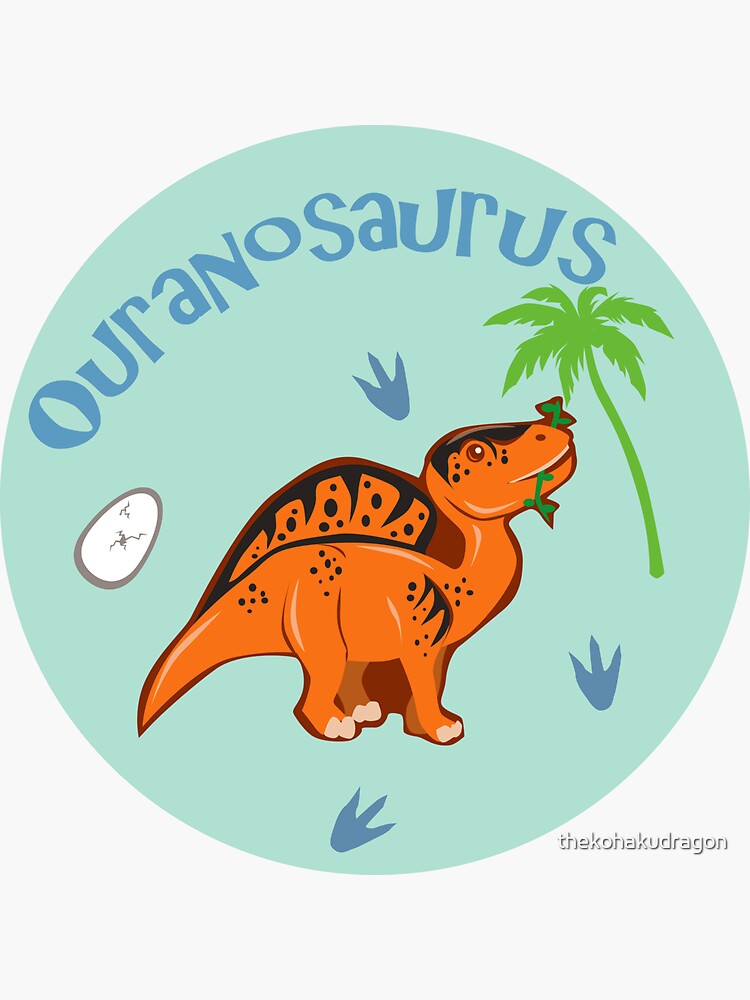 Cute Ouranosaurus Sticker By Thekohakudragon Redbubble