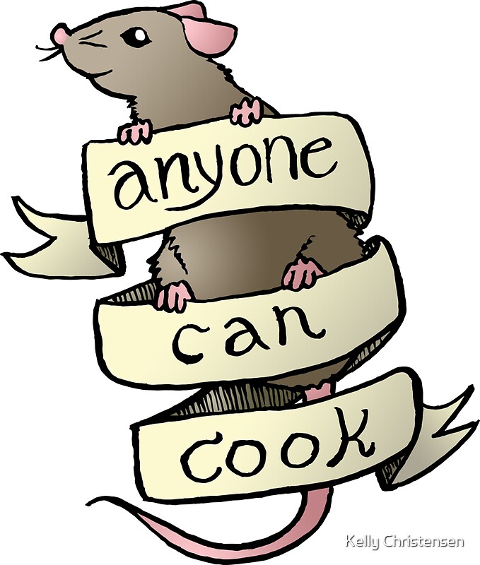 "Anyone Can Cook" Stickers by takohako Redbubble