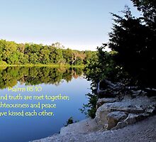 Righteousness and Peace have Kissed Each Other by aprilann