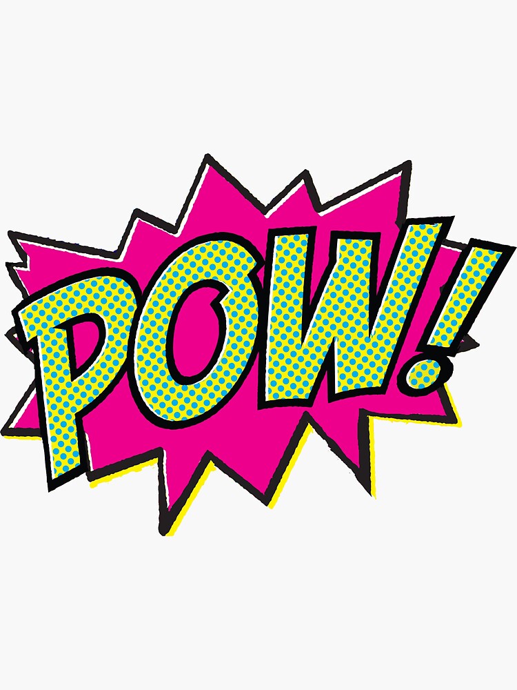 POW Sticker For Sale By ElijahBarns Redbubble