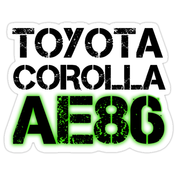 toyota corolla ae86 stickers #5