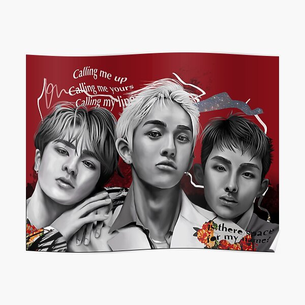 Lucas Kun Winwin Wayv Fanart Poster By Rollingfakedice Redbubble