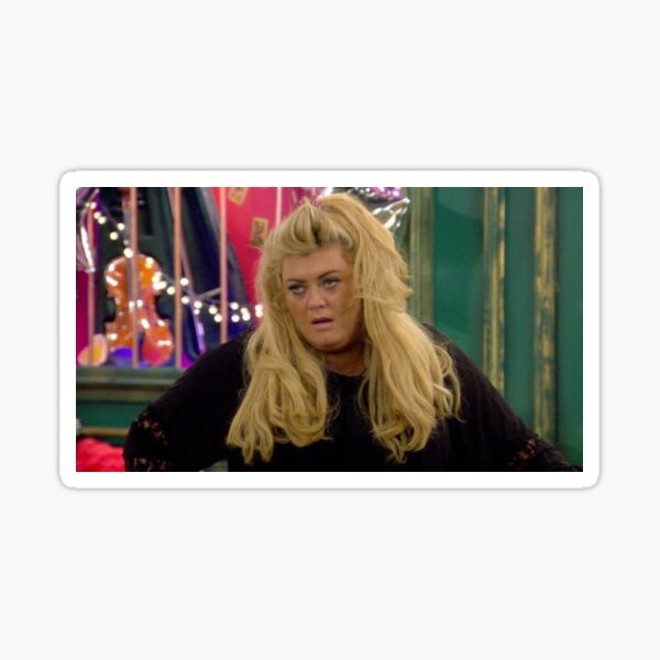 Gemma Collins Sticker By Ray Visage Redbubble