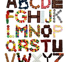 Candy Alphabet by Mike Boon