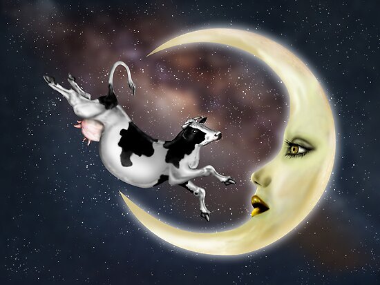 jim shore the cow jumped over the moon