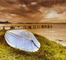 Blue Tinny 01 by kevin chippindall