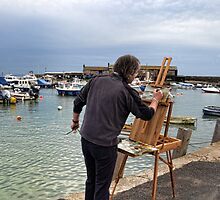 Artist At Work by lynn carter