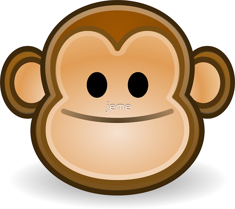 monkey emoji soft toy