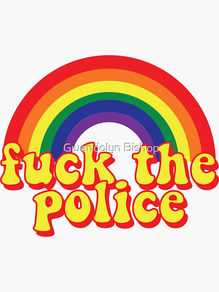 Fuck The Police Sticker By Gwendolynbishop Redbubble