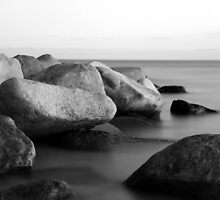 Stones in the sea by Falko Follert