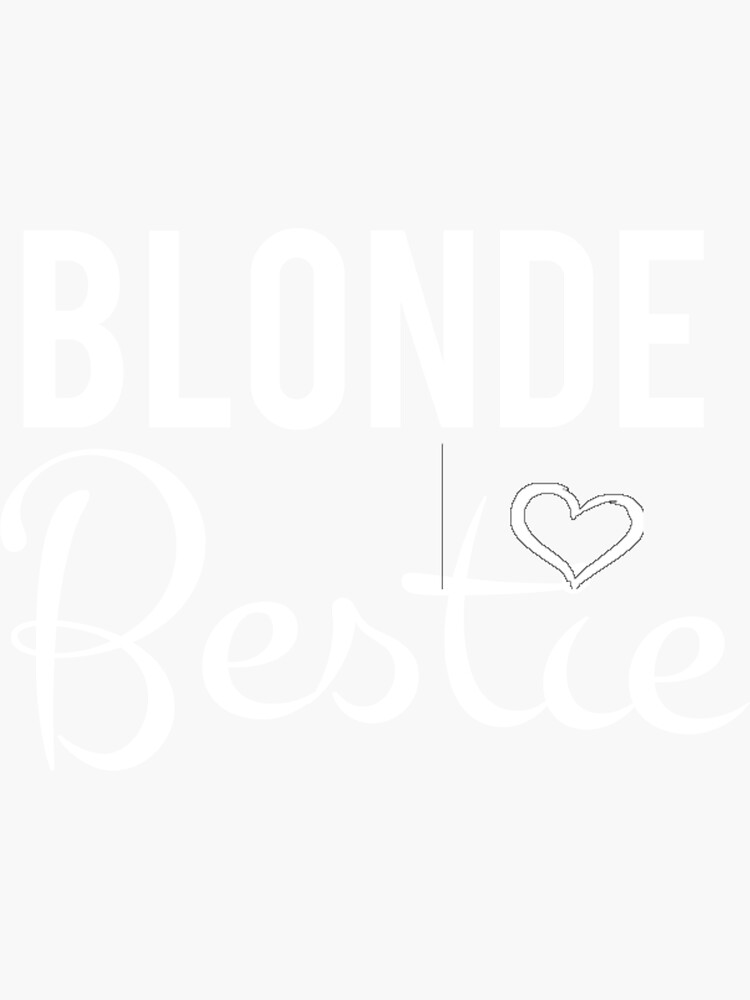 Blonde Bestie Brunette Bestie Best Friends Tees BFF T Shirts