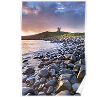 Dunstanburgh Castle Dawn Poster