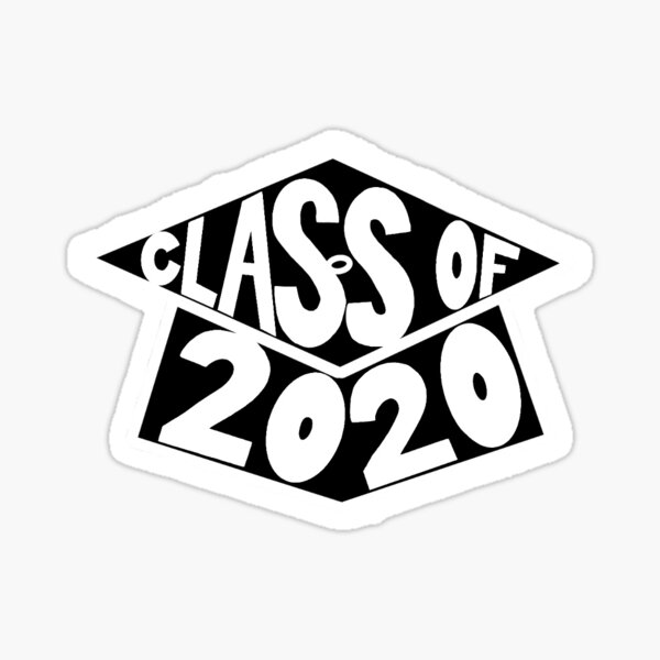 Class Of Grad Cap Sticker For Sale By Smillerick Redbubble