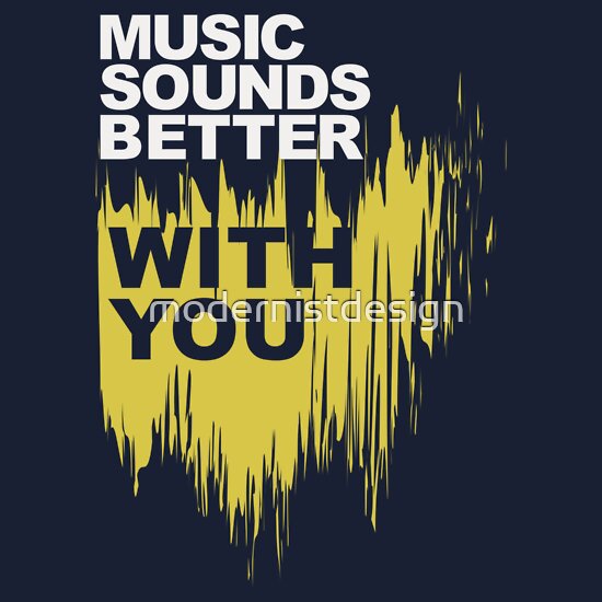 music sounds better with you sample
