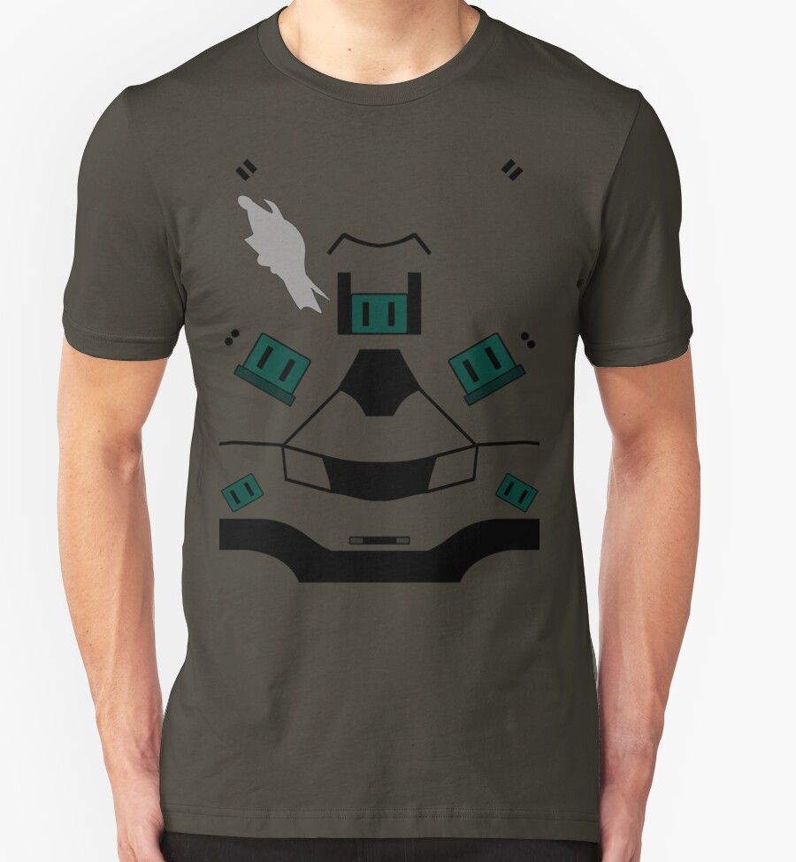 Master Chief Halo 4 Armour T-Shirts & Hoodies by Micksergeant