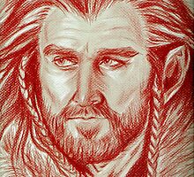 Richard Armitage, sanguine of Thorin Oakenshield by jos2507
