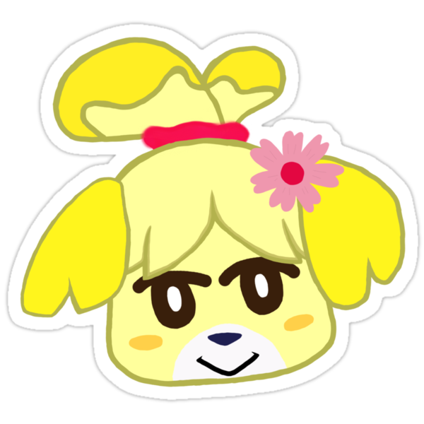 Isabelle Animal Crossing Stickers By Anniemal96 Redbubble