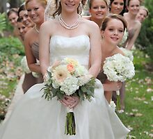 The Bride and Her bridesmaids by Olivia Moore