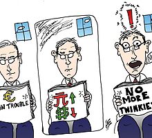 reaction to business news headlines by Binary-Options
