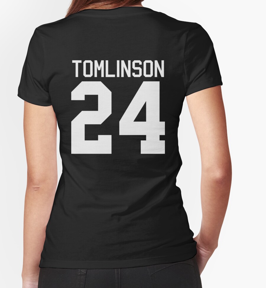 &quot;Louis Tomlinson jersey (white text)&quot; T-Shirts & Hoodies by sstilinski | Redbubble