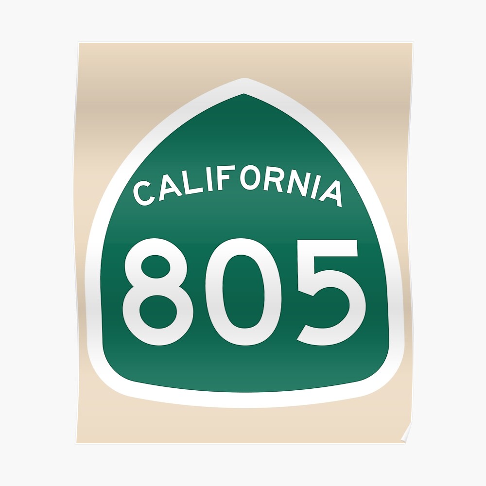 Bumper Stickers 805 California License Plate Sticker Paper Stickers