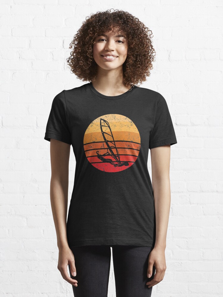 Retro Windsurf Sunset T Shirt By EstelleStar Redbubble