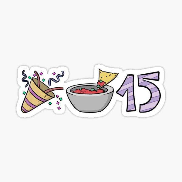 Fiesta Salsa Quinceanera Sticker For Sale By Skagan Redbubble