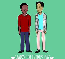 Troy and Abed by Ben Kling