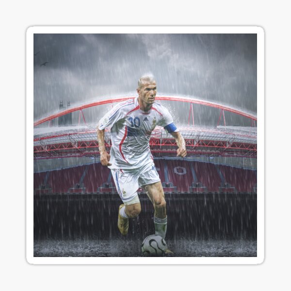 Zinedine Zidane Sticker For Sale By MathijsBolt Redbubble