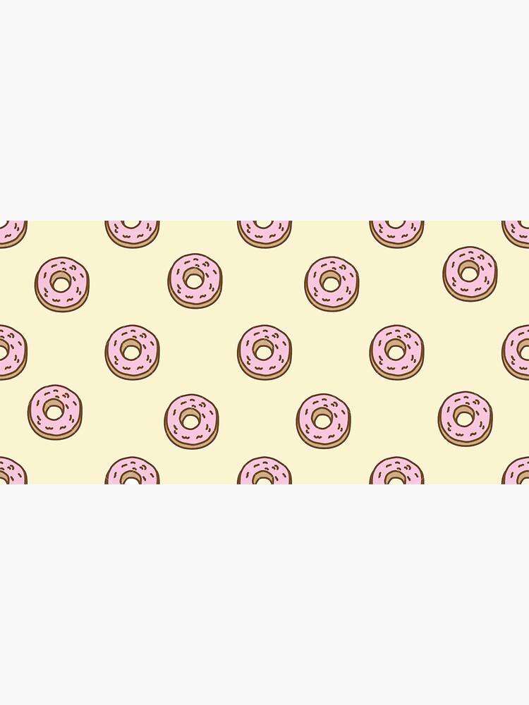 Donuts With Pink Glaze And Sprinkles Sticker For Sale By