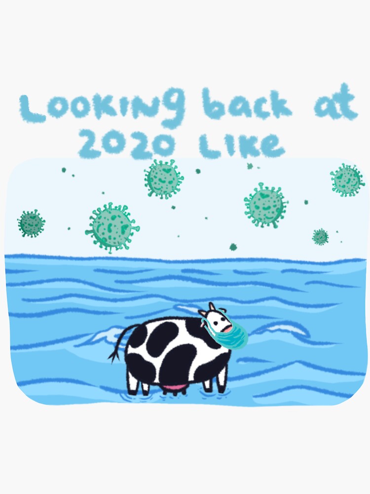 Sea Cow Meme 2020 Miss Rona Sticker For Sale By Watermoonie Redbubble