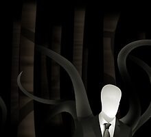 Slenderman in the Trees (alt) by Sirkib