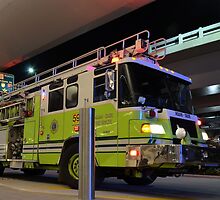 Miami Dade Fire Rescue Truck parked at MIA, Florida by 242Digital