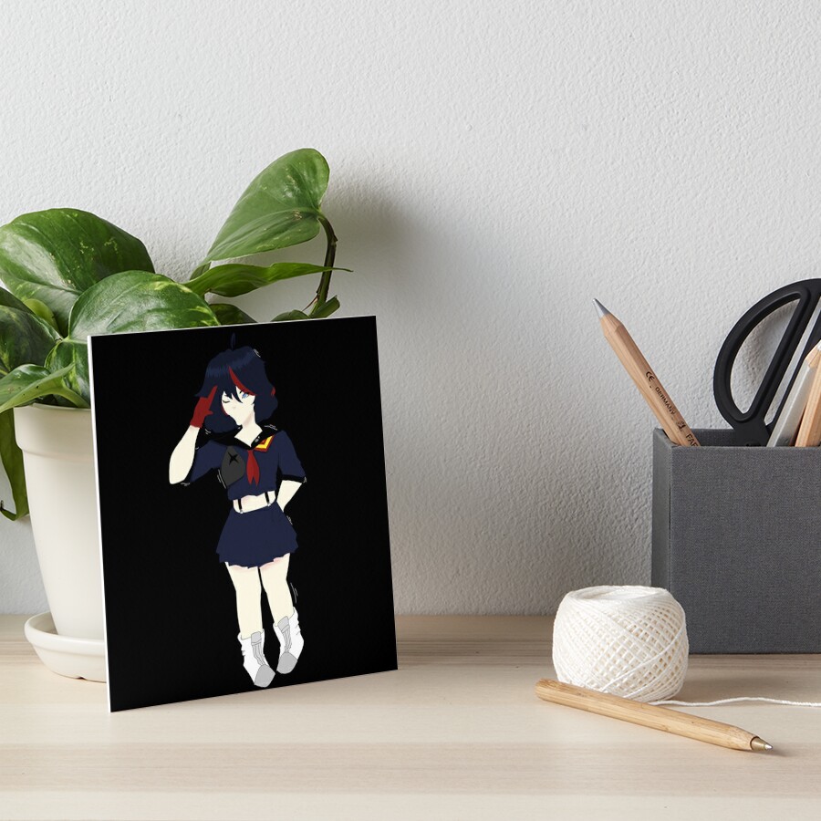 Ryuko Matoi Fanart Art Board Print By Kiwipiies Redbubble