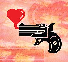 Pistol Blowing Heart Bubbles by Zoo-co