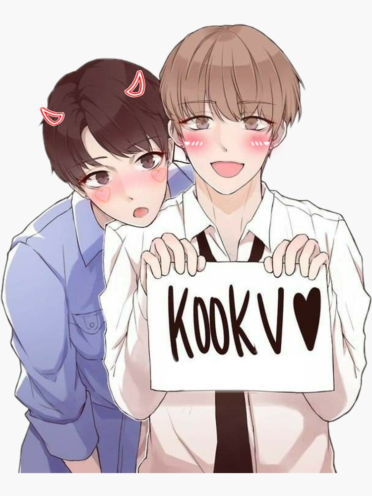 Vkook Sticker For Sale By Bts Merchandise Redbubble