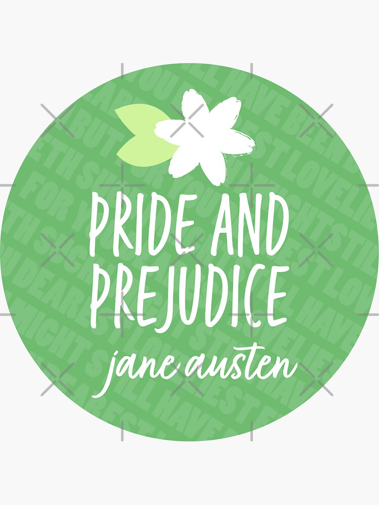 Jane Austen Pride And Prejudice Sticker For Sale By Deannabohae