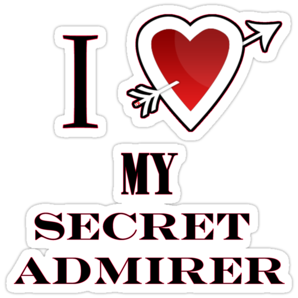 s day secret admirer gift ideas quot i my secret admirer valentines day quot stickers by s day secret admirer gift ideas quot i my secret admirer valentines day quot stickers by
